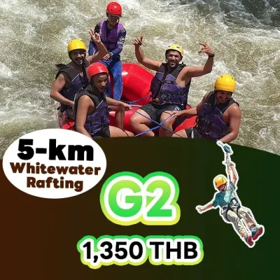 ล่องแก่งพังงา 5 กิโลเมตร แพ็คเกจ G2