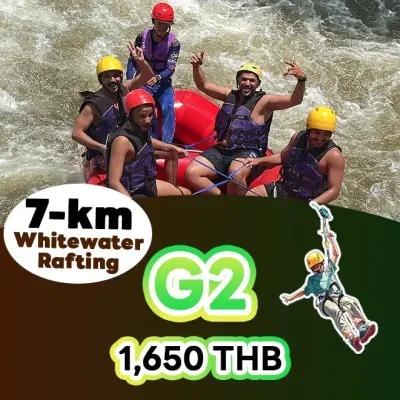 ล่องแก่งพังงา 7 กิโลเมตร แพ็คเกจ G2