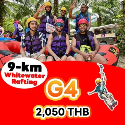 ล่องแก่งพังงา 9 กิโลเมตร แพ็คเกจ G4
